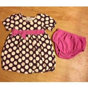 Dress with diaper cover