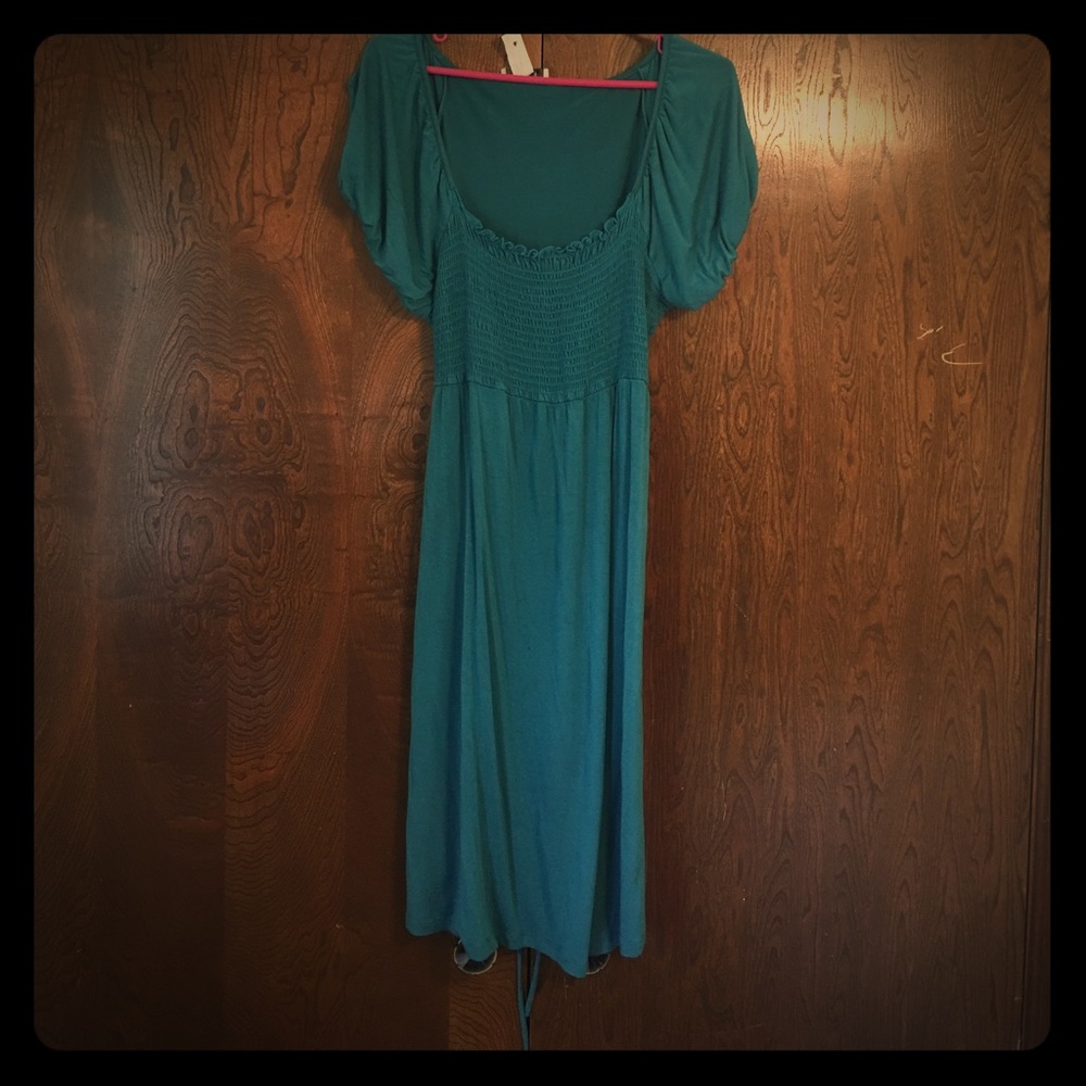 Turquoise dress