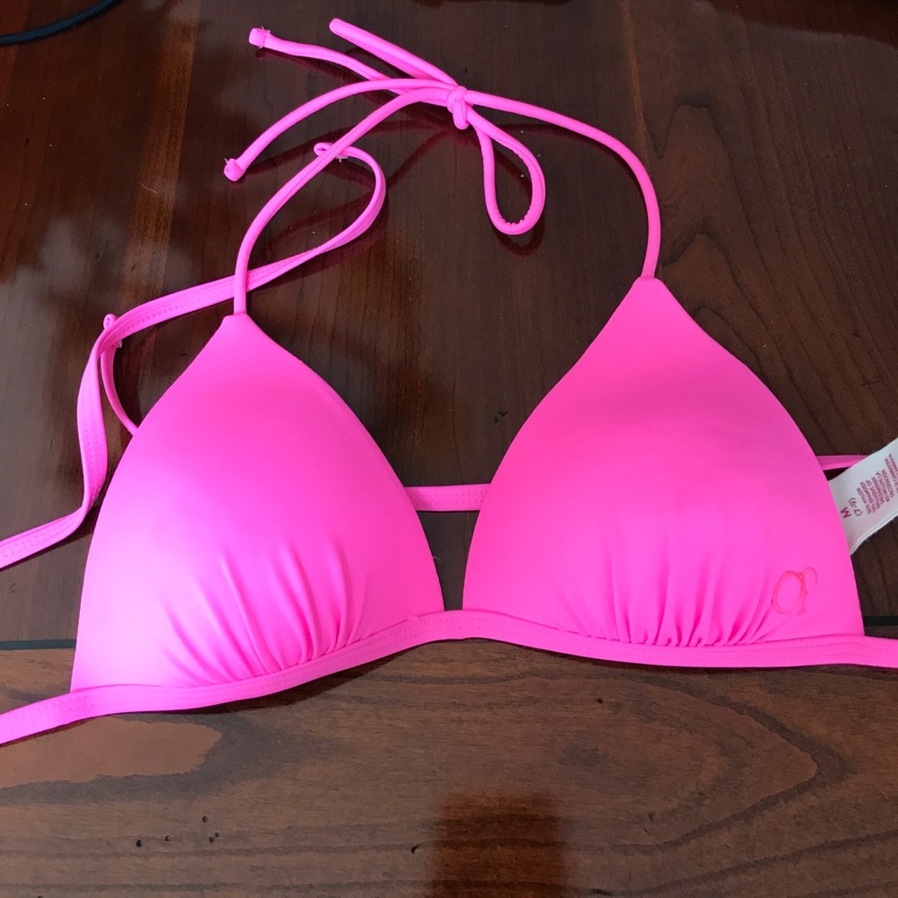 Pink swim top