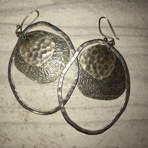 Silpada Bronze/Silver Earrings