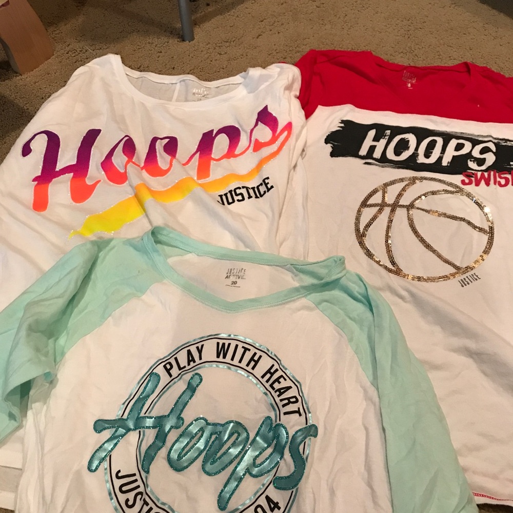 Justice Basketball Tshirts