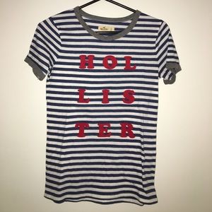 Hollister Striped Ringer Tee