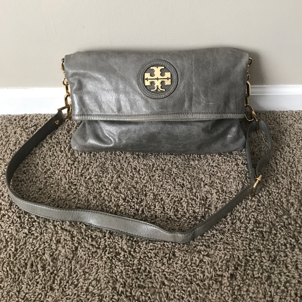 !!!!SOLD!!!! Tory Burch Gray Crossbody