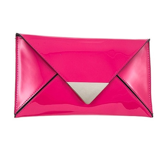 💥NWT LAST ONE💥Fabulous Hot Pink Envelope Clutch! - Picture 3 of 3