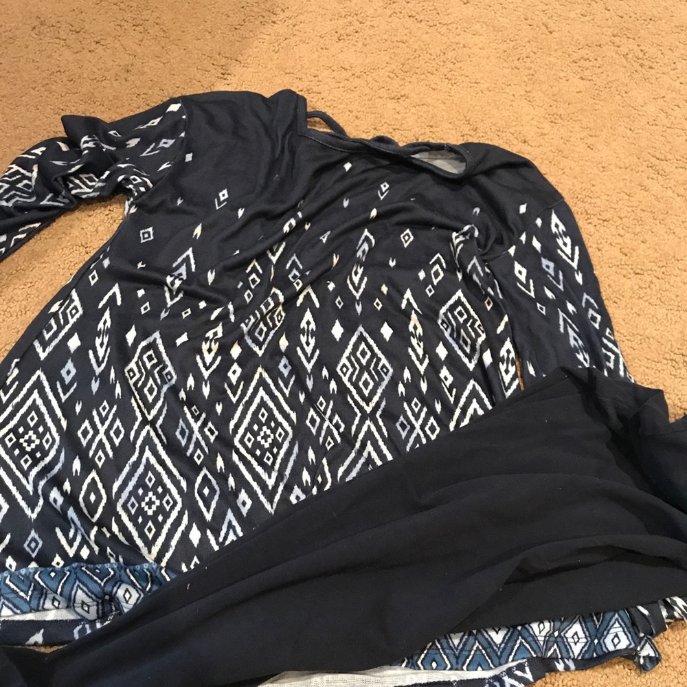 Navy blue Justice outfit