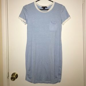 Light Blue Bodycon T-Shirt Dress