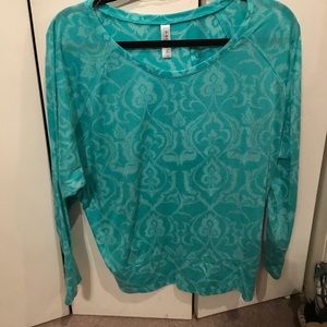 Turquoise top
