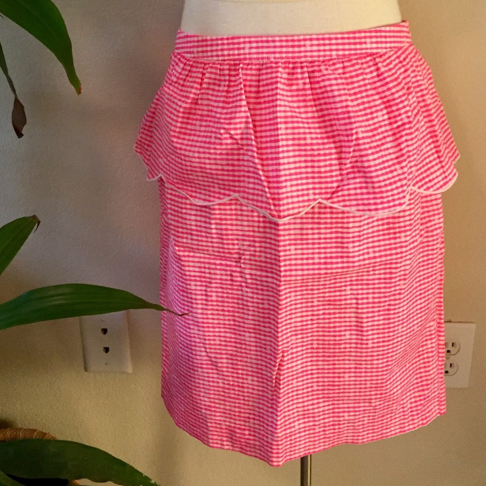 Lilly Pulitzer Peplum Skirt