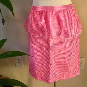 Lilly Pulitzer Peplum Skirt