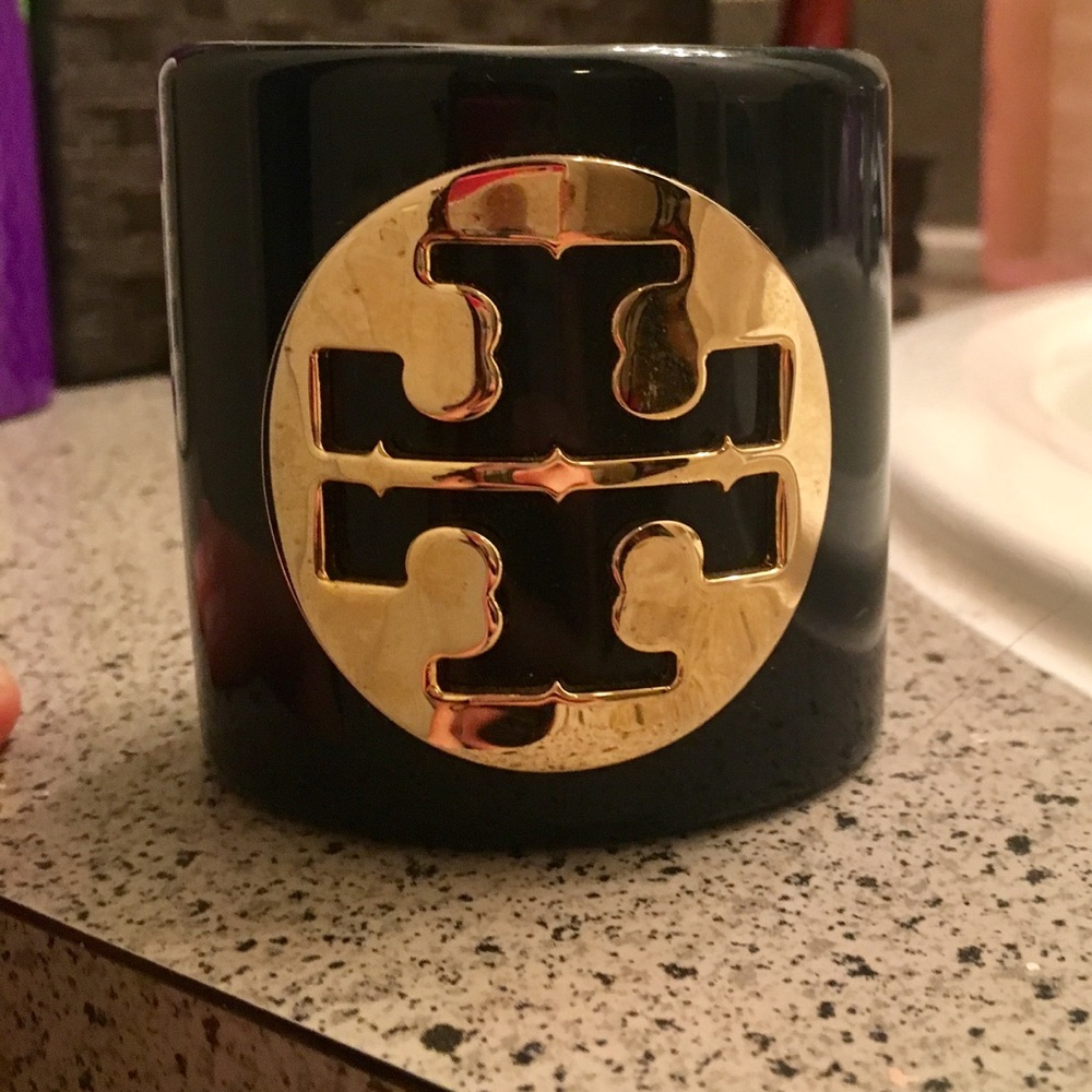Tory Burch Navy and Gold Cuff