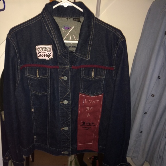Custom Jean Jacket. Made by @Selfiequeenjai - Picture 1 of 2