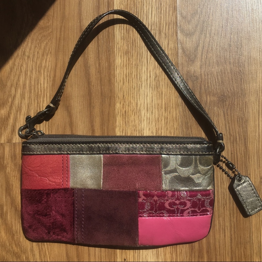 Coach Patchwork Wristlet