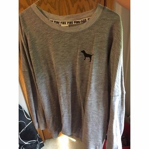 PINK long sleeve LARGE