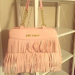 Betsey Johnson Fringe Tote