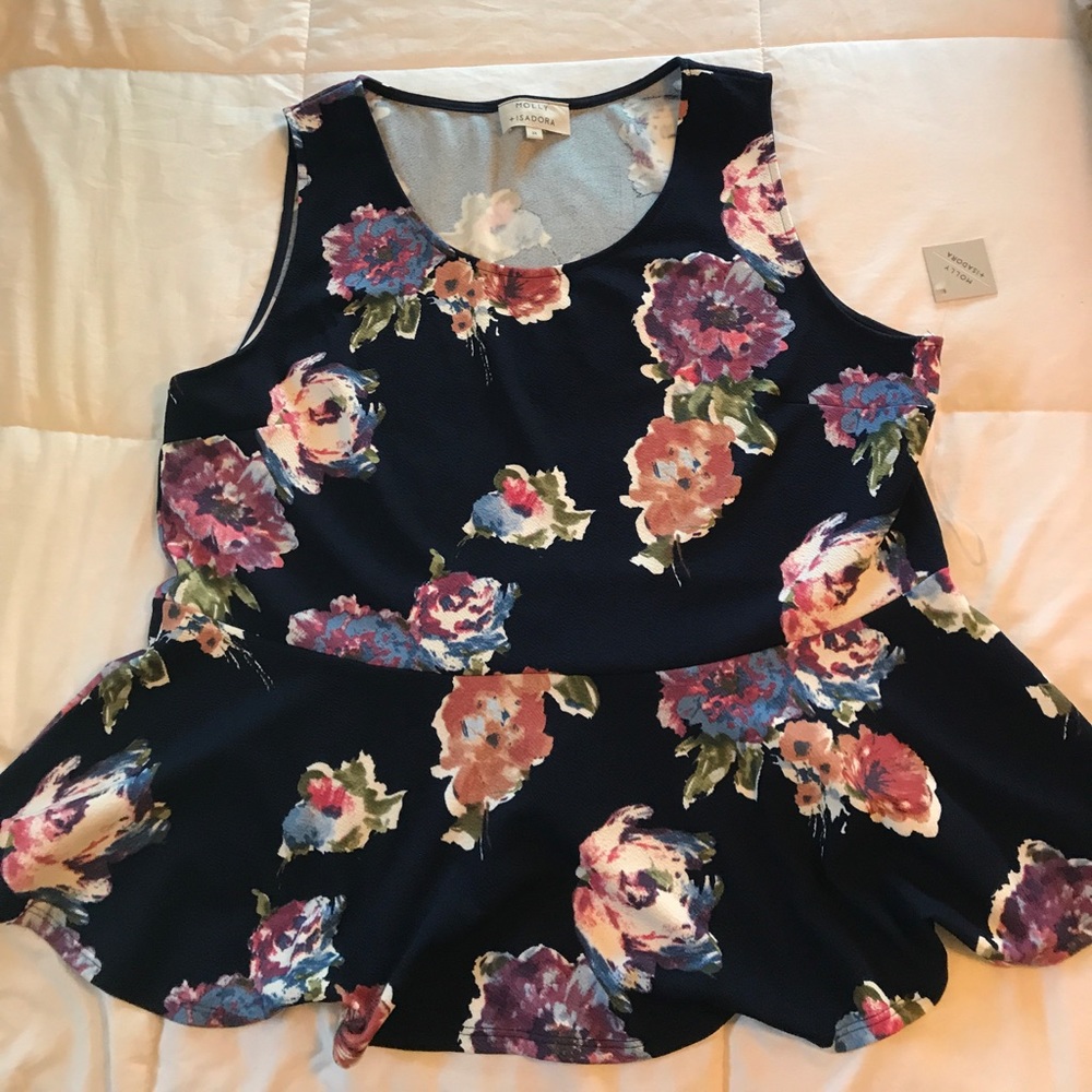 Peplum Top Plus Size