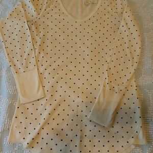 We the free polkadot thermal size m ivory