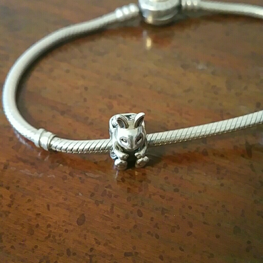 Pandora easter bunny charm.