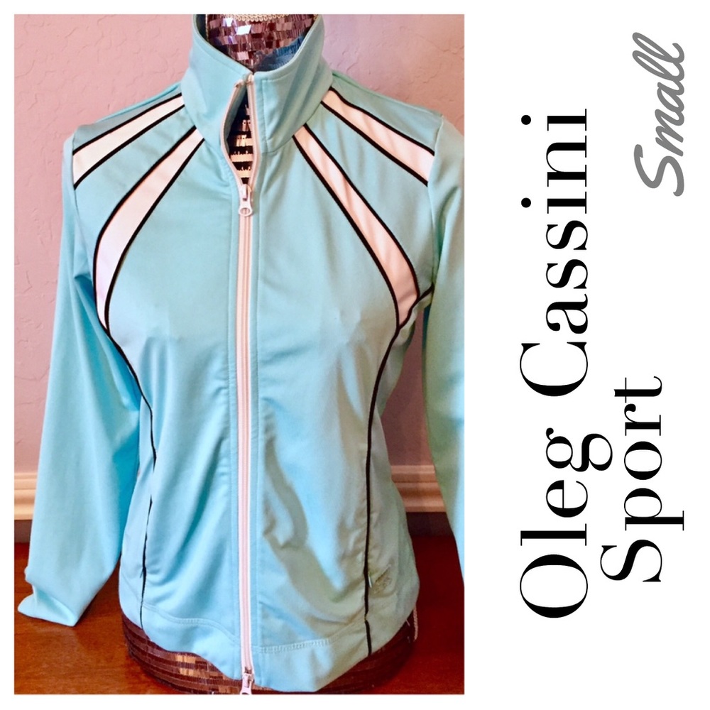 Oleg Cassini Sport small, retro-style windbreaker - Picture 1 of 8