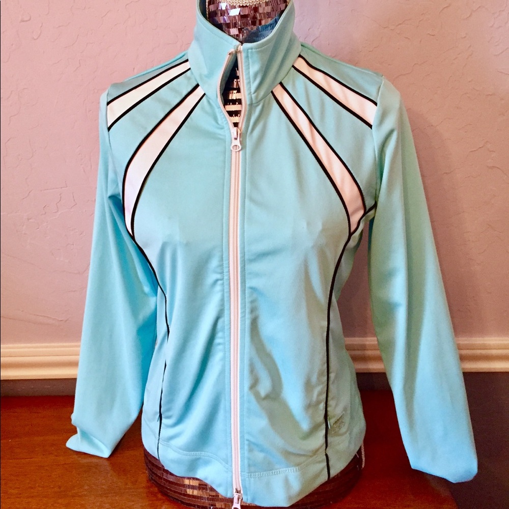 Oleg Cassini Sport small, retro-style windbreaker - Picture 3 of 8