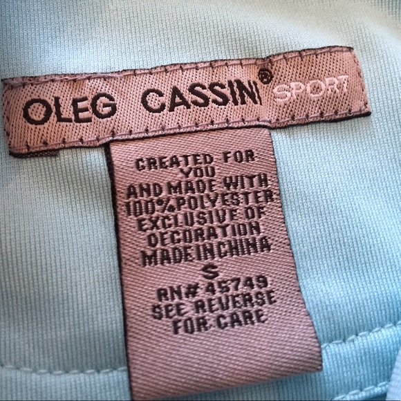 Oleg Cassini Sport small, retro-style windbreaker - Picture 7 of 8