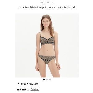 NWOT Madewell Bikini Set in Woodland Diamond