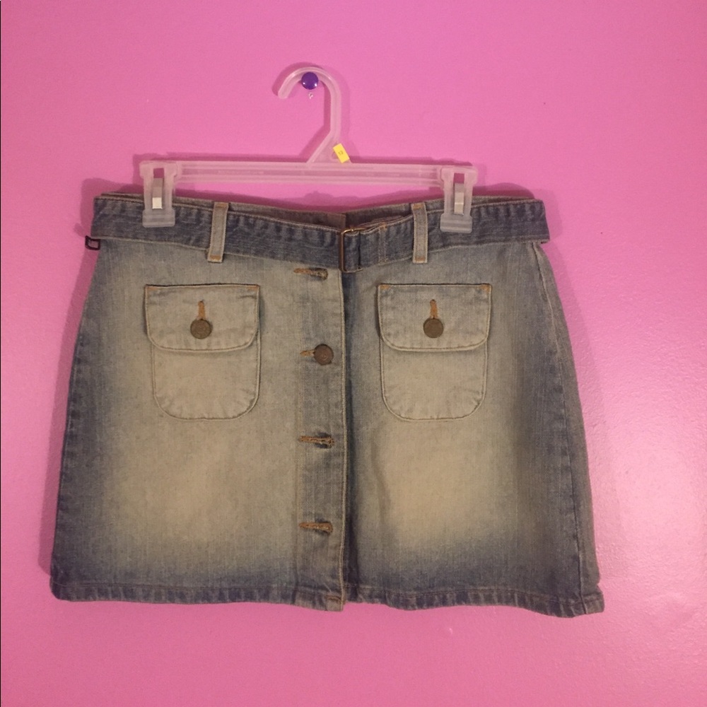 Vintage early 00s mini jean skirt