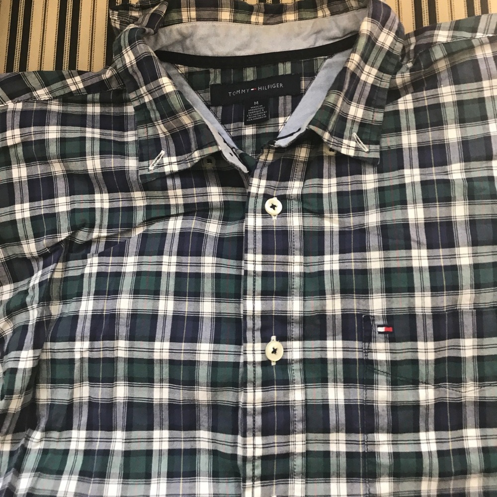Tommy button down.