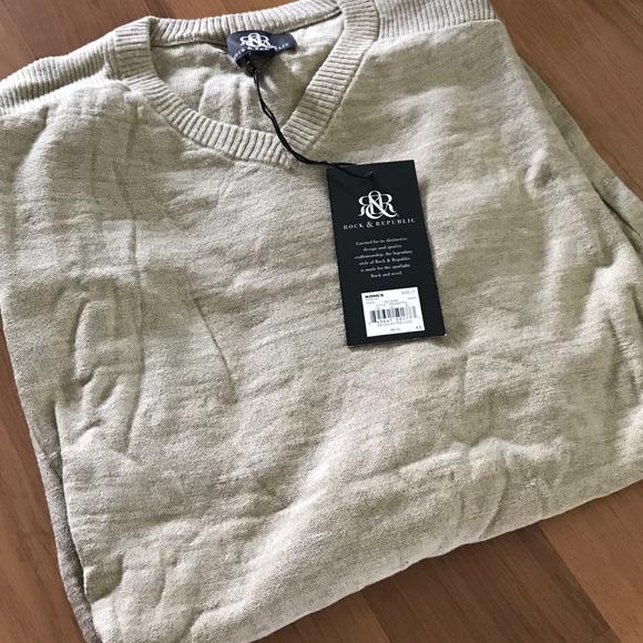 1 LEFT💥Rock & Republic big & tall v-neck sweater - Picture 2 of 3