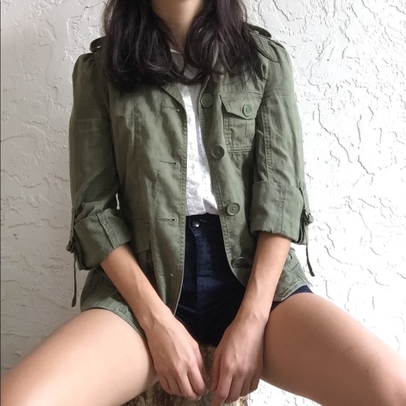 SOLD Marc by Marc Jacobs Olive Jacket Size 4 - Picture 2 of 5