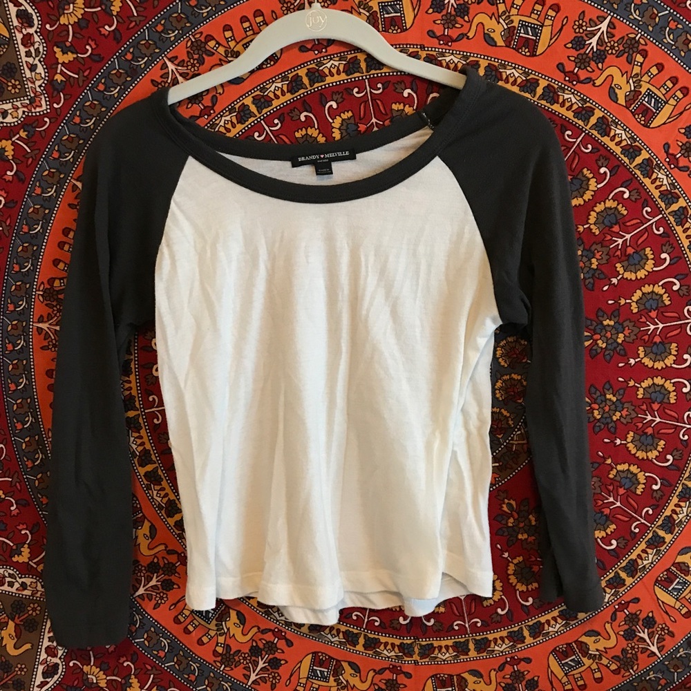 Brandy Melville Baseball Top