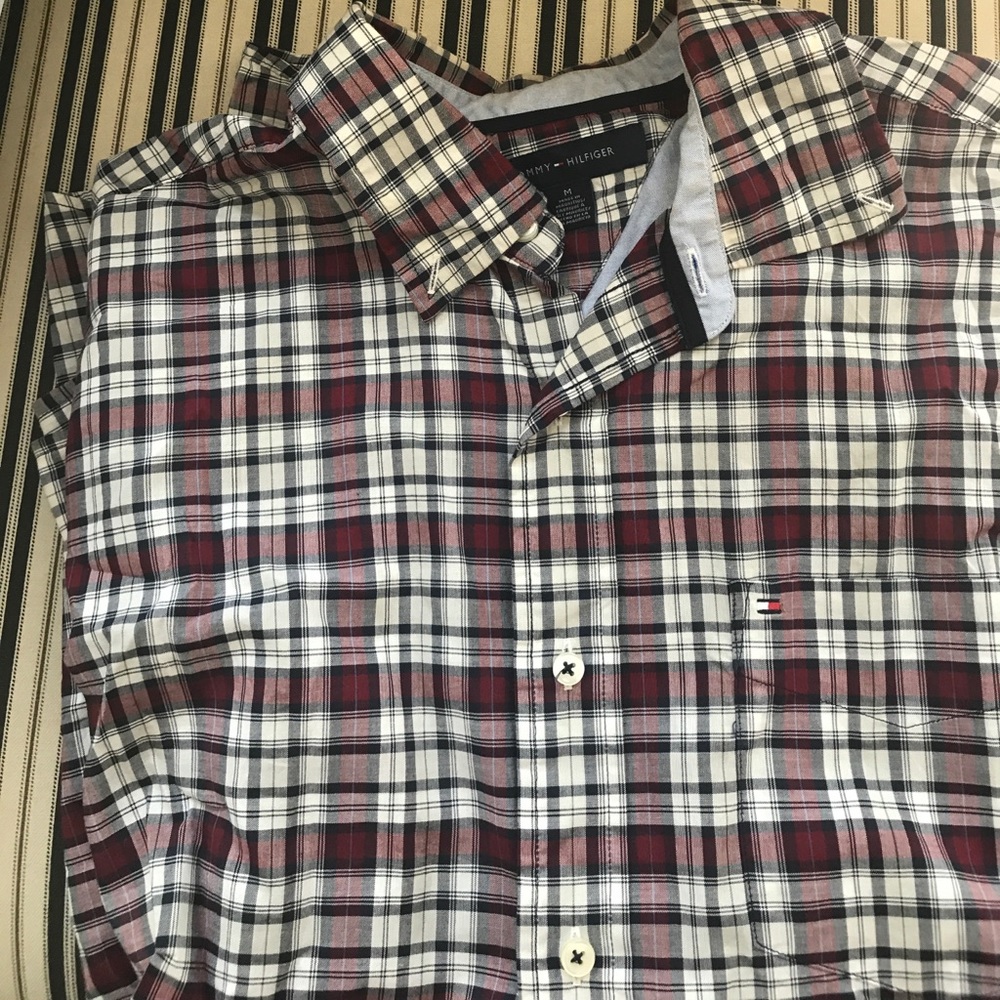 Tommy causal button down.