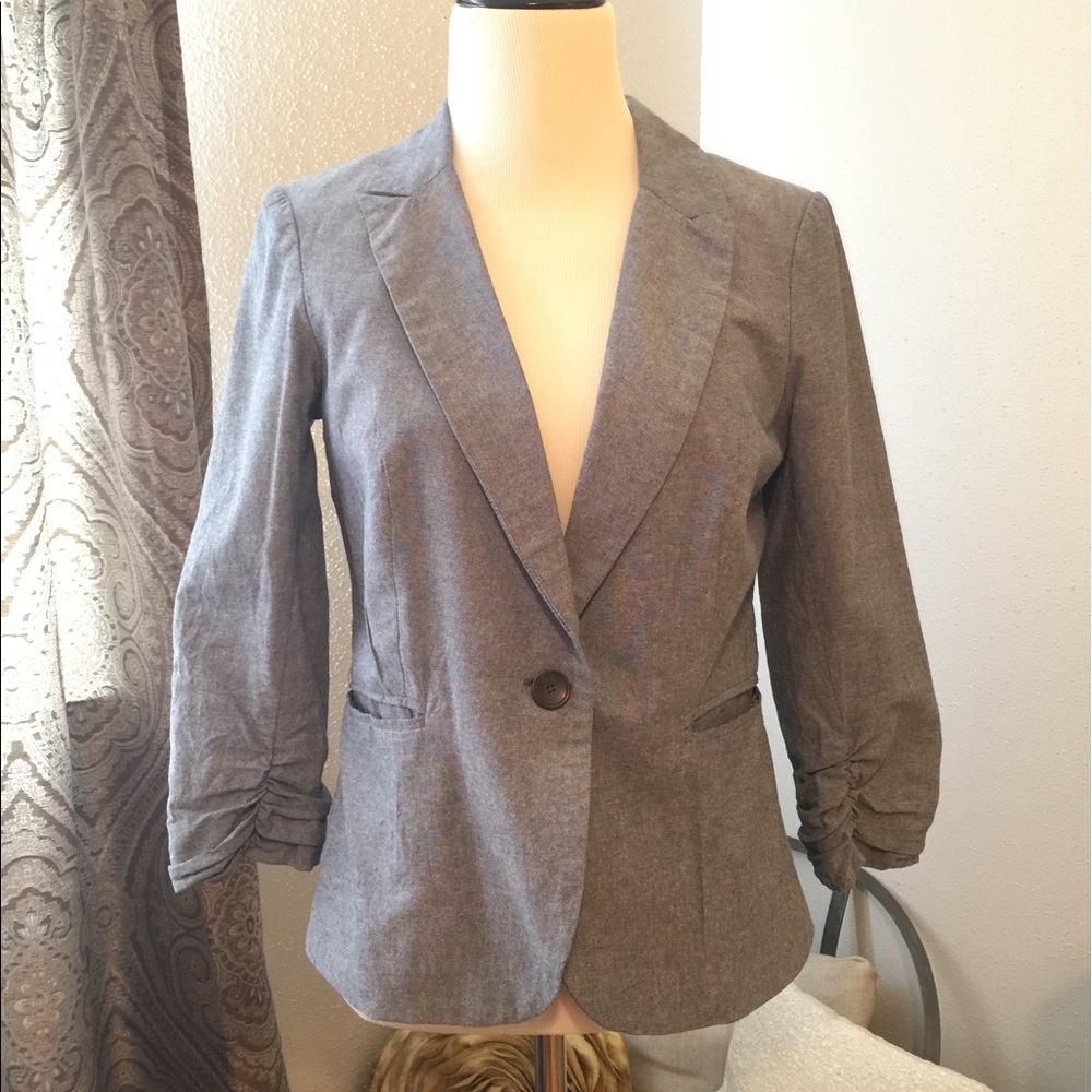 Fitted cotton blazer sz S
