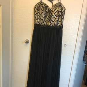Betsy & Adams Strapless Gown