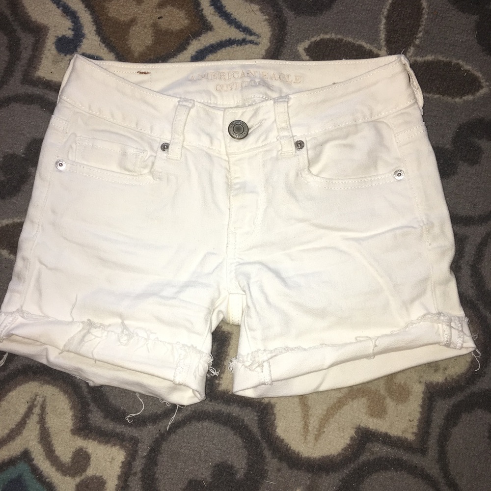 White AEO shorts