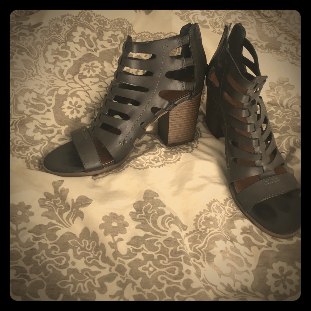 Cute open booties