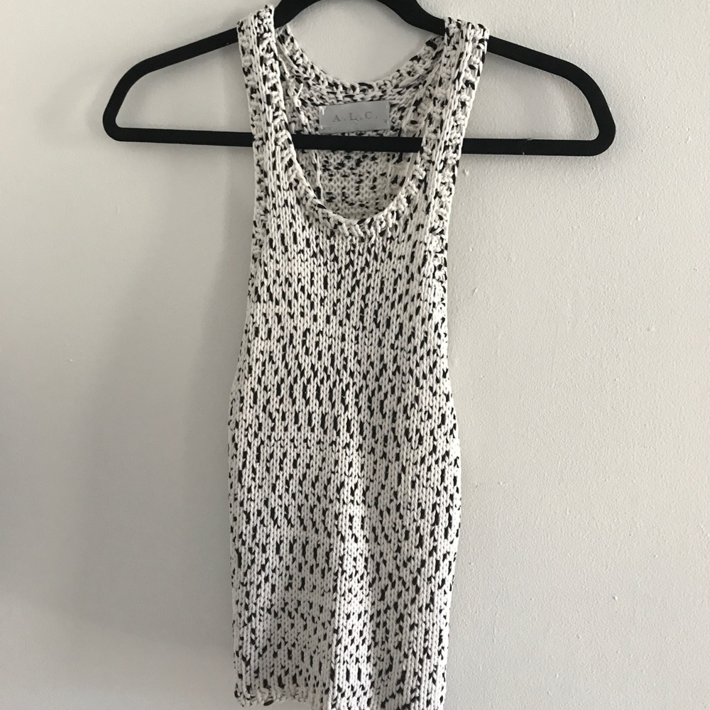 A.L.C cashmere knitted tank top