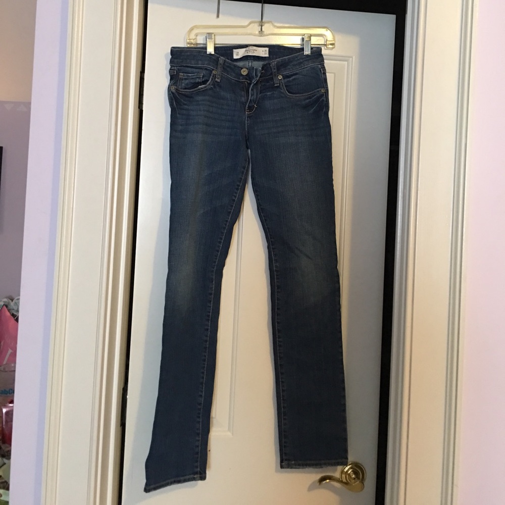 Abercrombie and fitch straight leg jeans