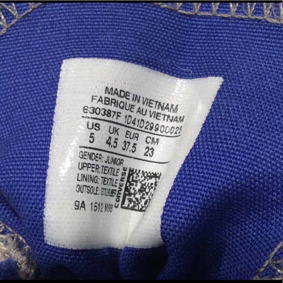 Converse "Easy Slip" Velcro Hi Junior sz 5 - Picture 7 of 7