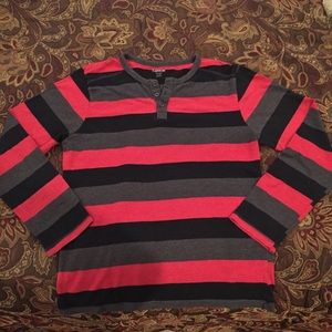 Carbon Striped Long Sleeve Tee