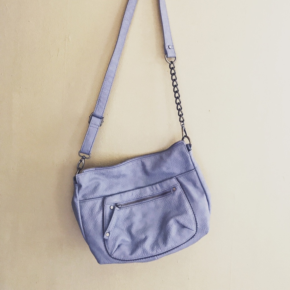 Urban Outfitters faux-leather Kimichi Blue Purse