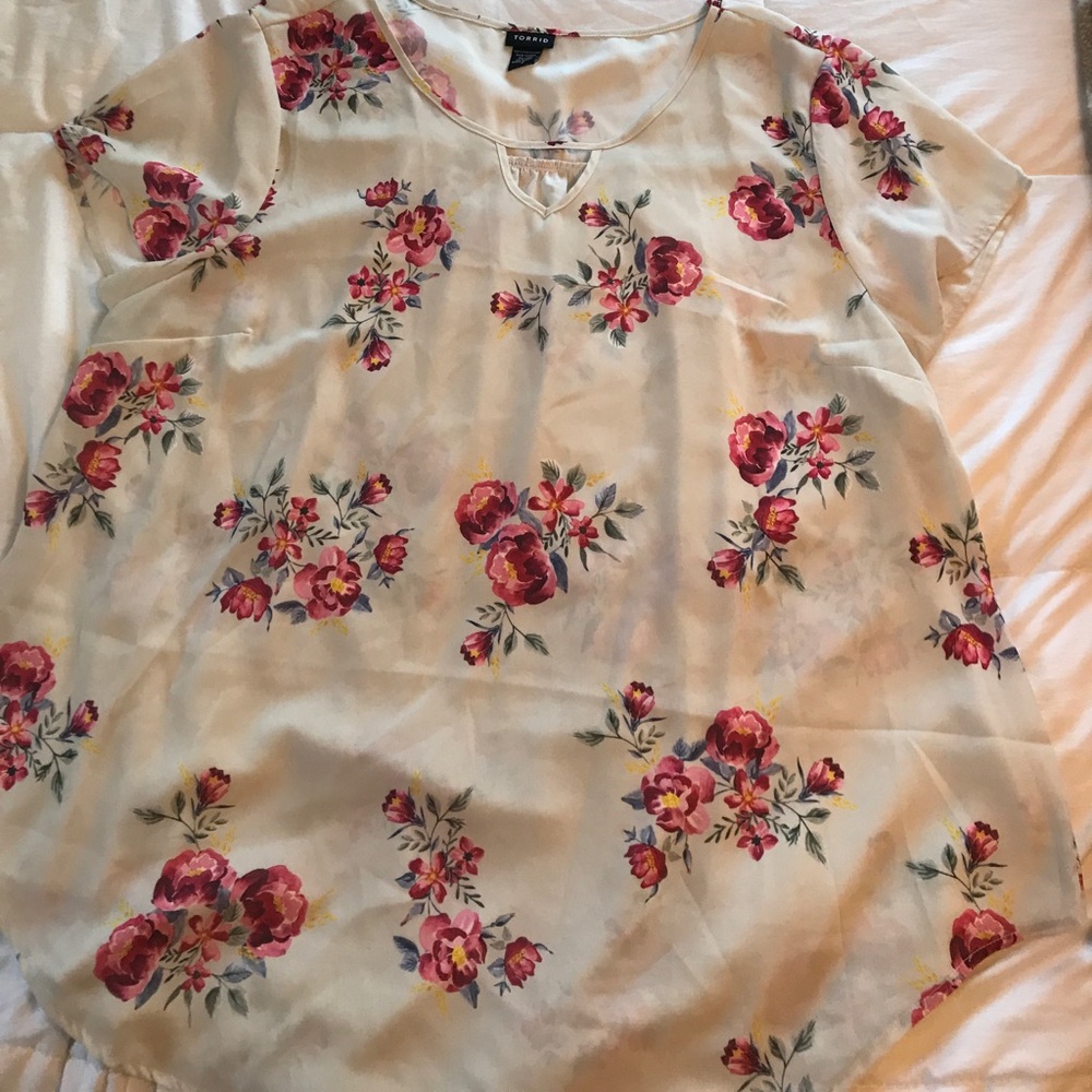 Torrid Floral Blouse