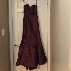 Strapless dress