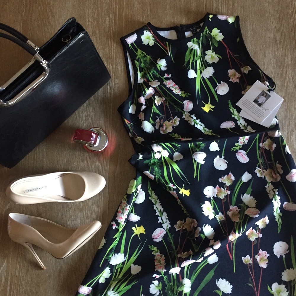 Floral Black Dress by Victoria Beckham for Target