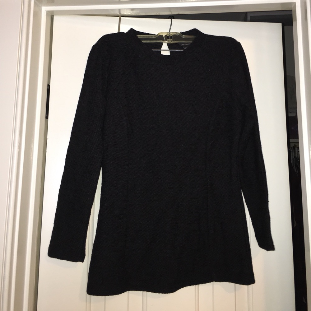 Ann Taylor black sweater/long sleeve top