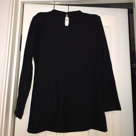 Ann Taylor black sweater/long sleeve top - Picture 2 of 3