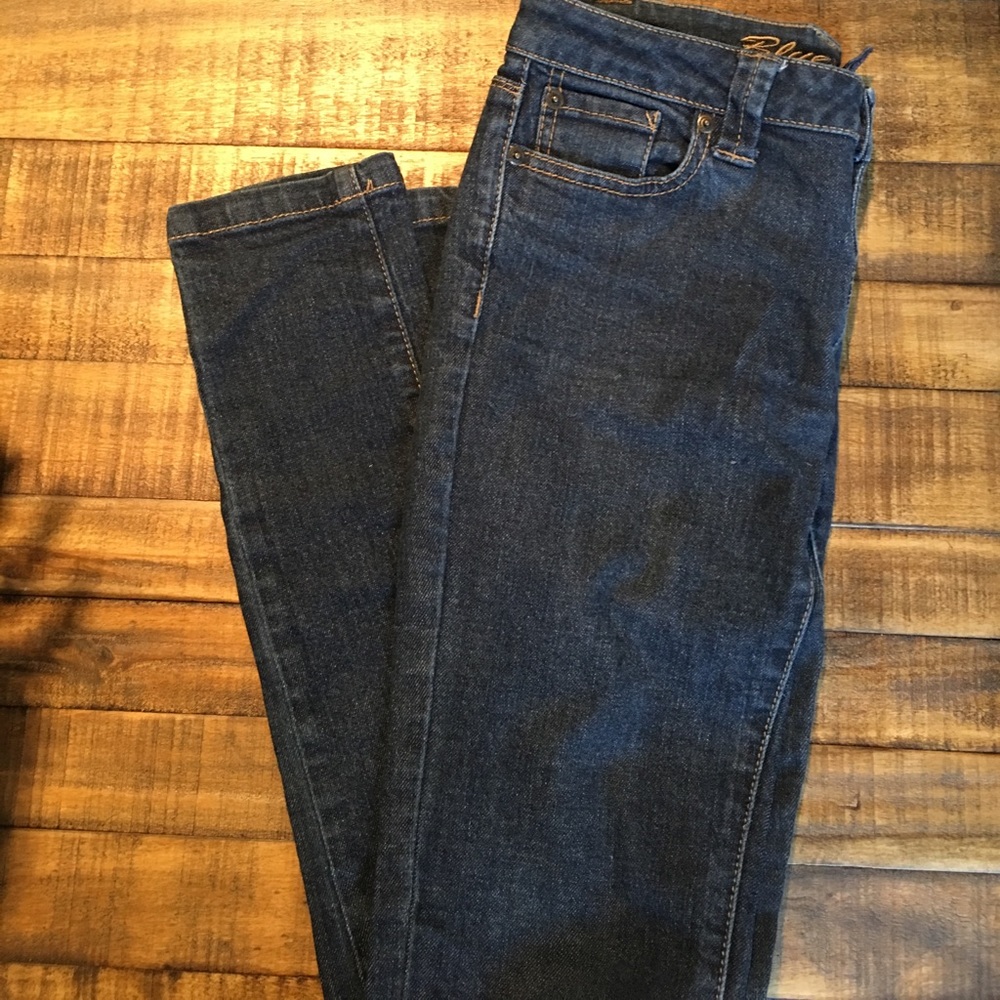 Blue Asphalt Skinny Jeans - 3 Long