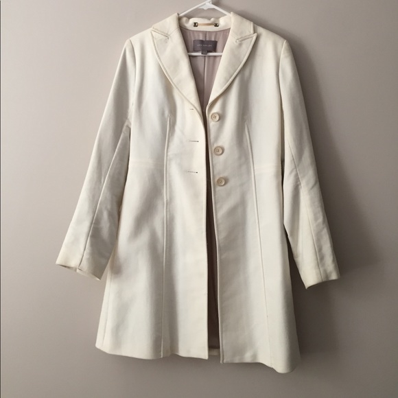 Ann Taylor Jackets & Blazers - Ivory coat
