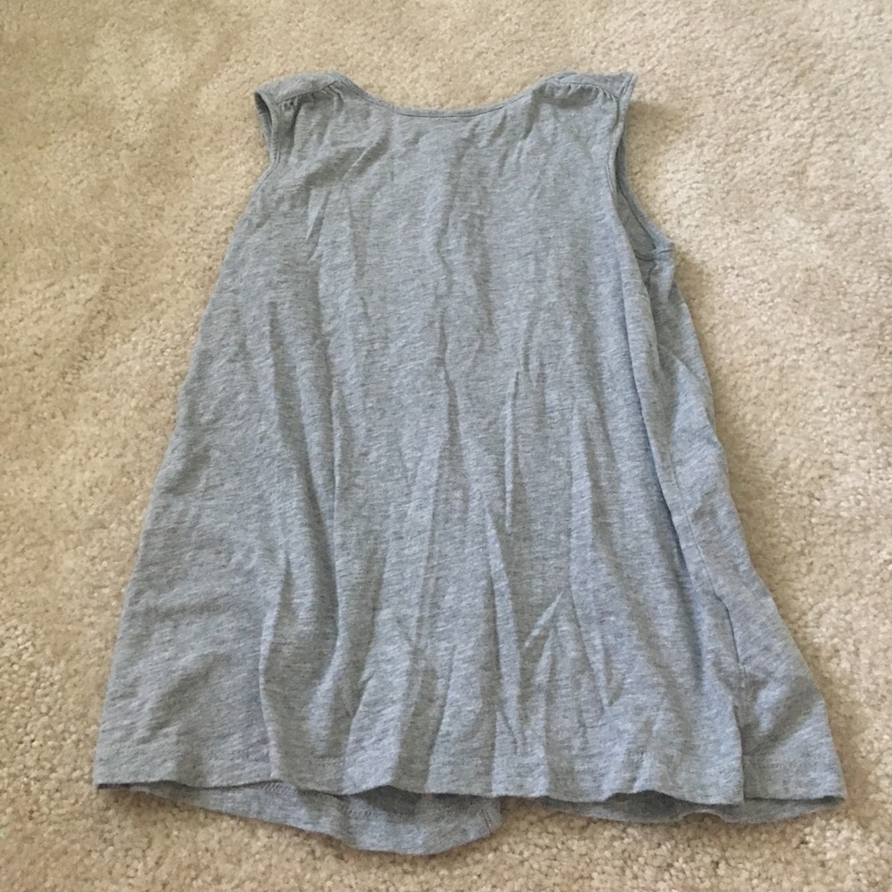 Girls gray tank top