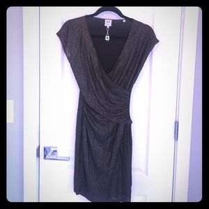 Halston Heritage Grey Dress