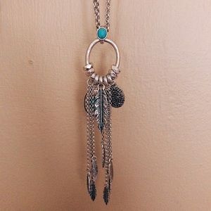 Silver Feather Necklace